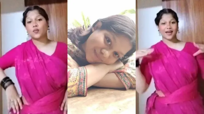 Bangladeshi Tiktoker Showing Fingering Watch