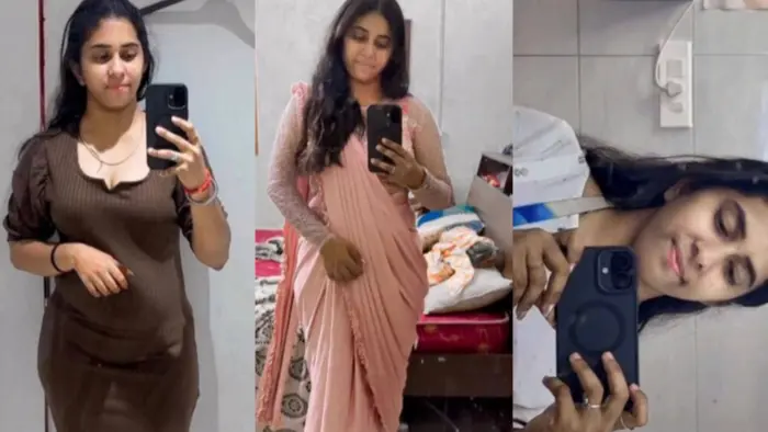 Cute College Sexy Indian Gf Showing Naked Watch